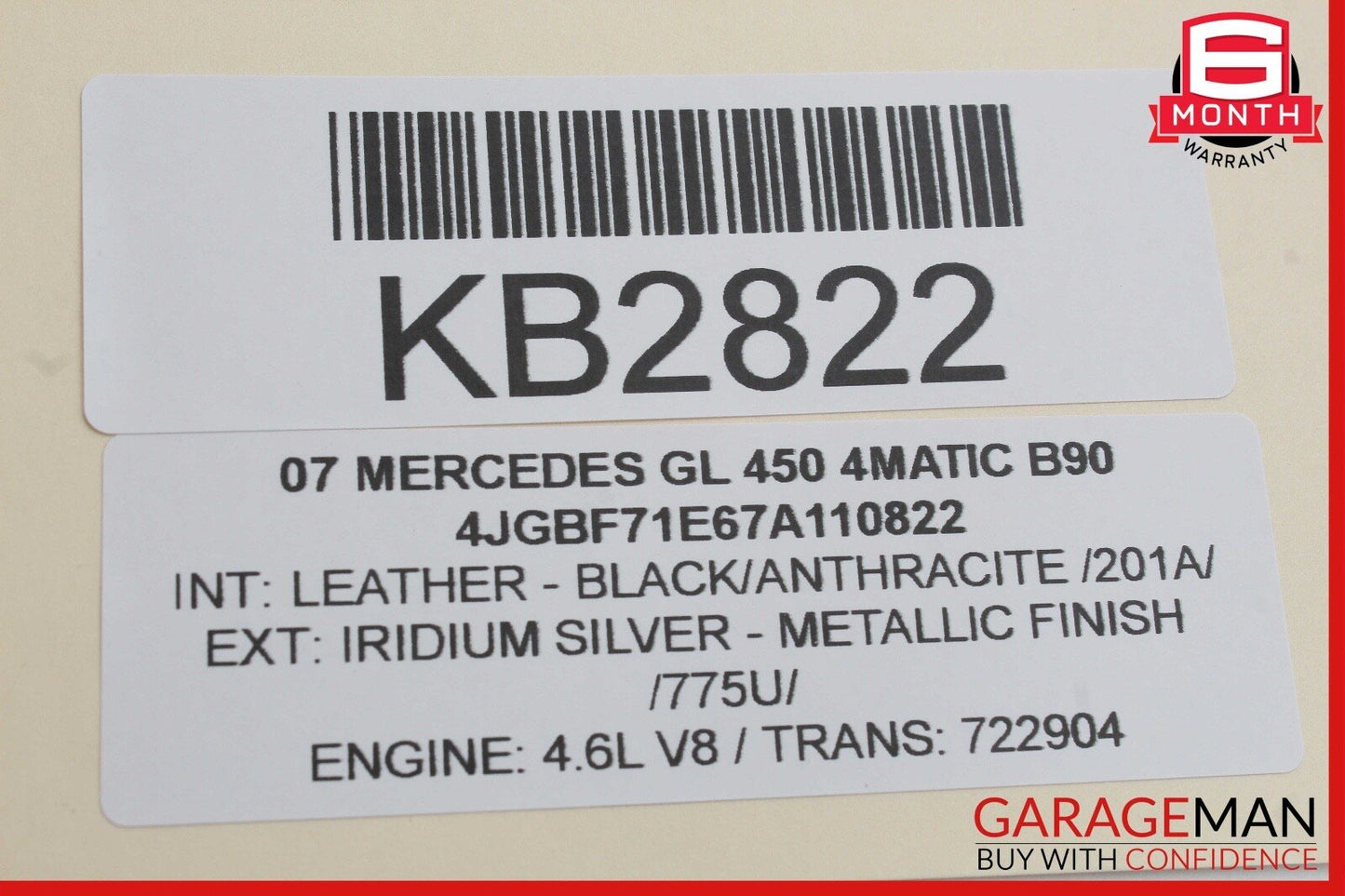 06-08 Mercedes X164 GL450 4MATIC Comand Head Unit Navigation Radio CD Player OEM