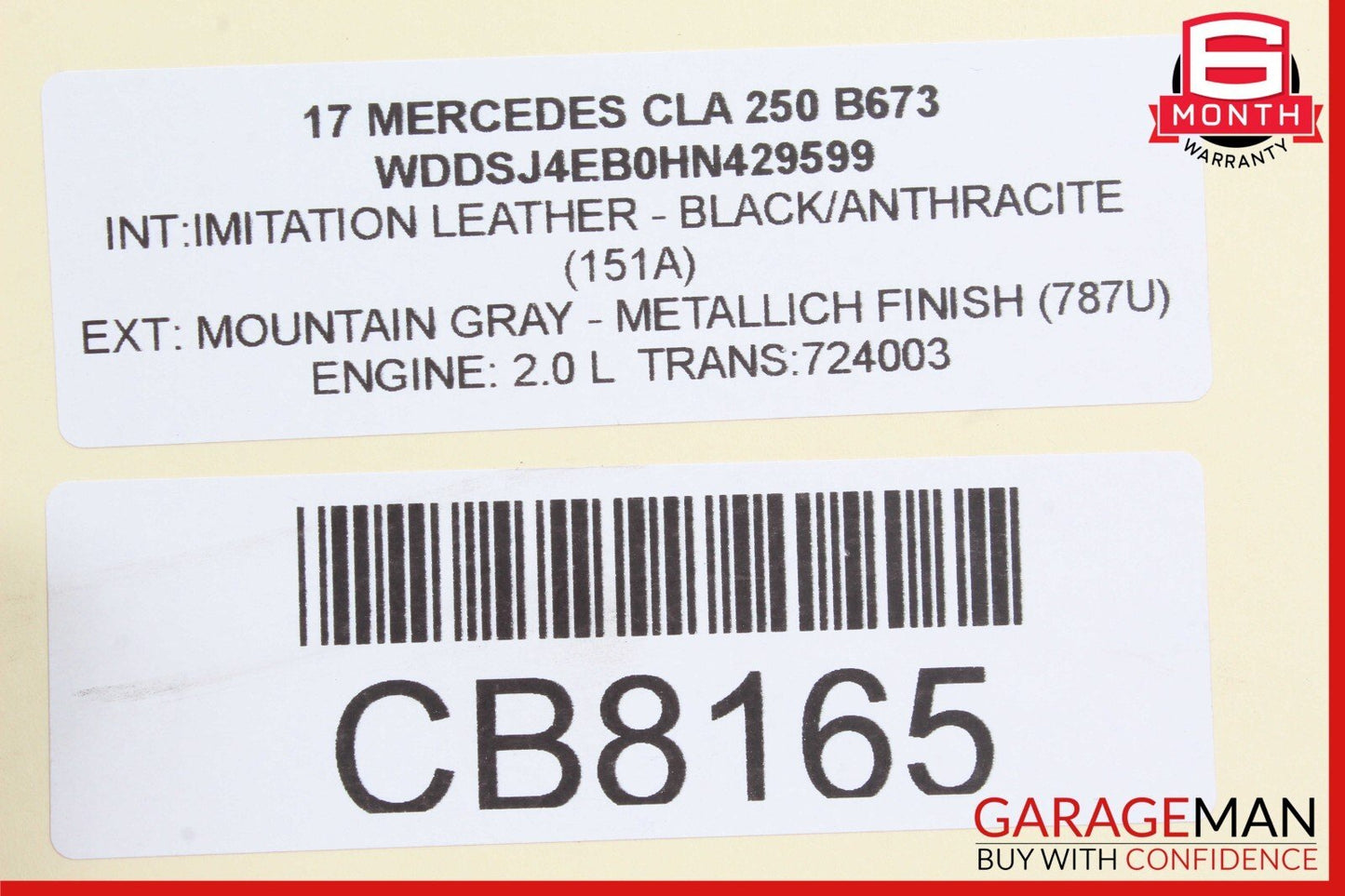 14-19 Mercedes W117 CLA250 FWD Front Right & Left Shock Absorber Spring Set of 2
