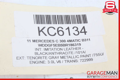 08-14 Mercedes W204 C300 Radiator Center Grill Cover Mesh Panel OEM