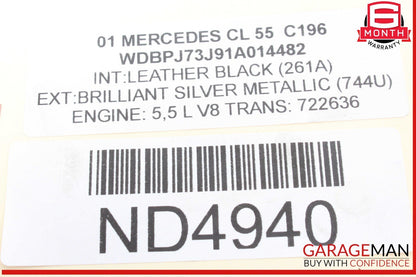 00-06 Mercedes W215 CL55 AMG Rear Right / Left Side Upper Control Arm 2203521105