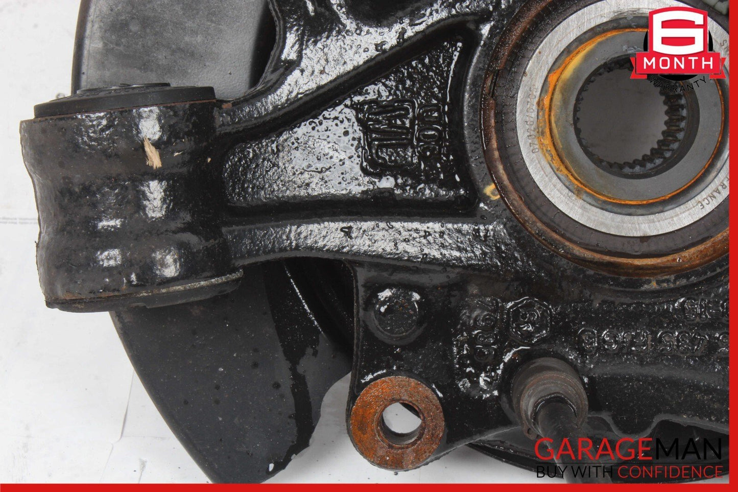 07-15 Audi Q7 Rear Left Driver Side Spindle Knuckle Wheel Hub 7L8505435 OEM