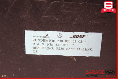 03-08 Mercedes R230 SL500 SL55 AMG BOSE Subwoofer Audio Radio Speaker OEM
