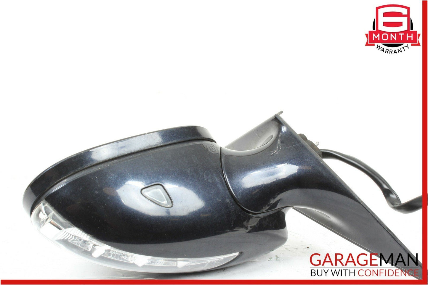 07-09 Mercedes W221 S550 Front Left Side Mirror Door Rear View Black