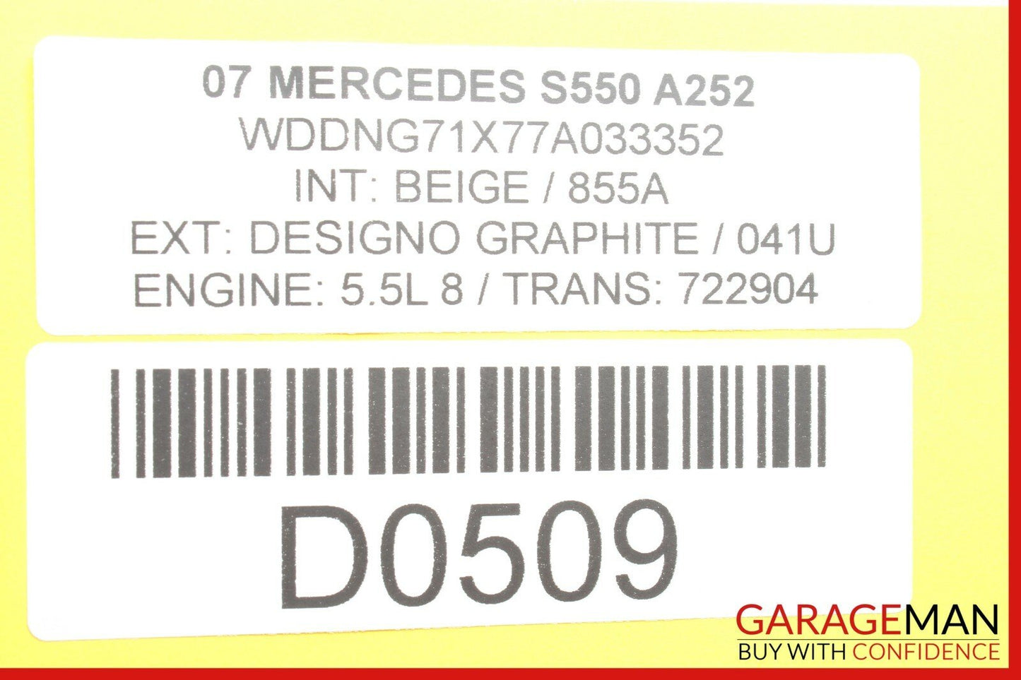 07-13 Mercedes W221 S550 CL600 A/C AC Heater Temperature Climate Control Switch