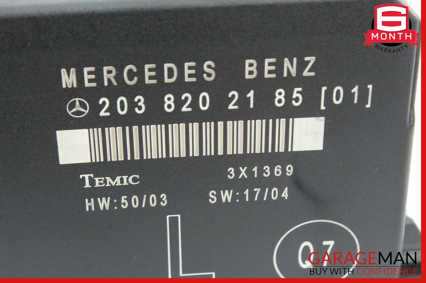 01-07 Mercedes W203 C280 C320 C55 AMG Rear Left Side Door Controller Module Unit