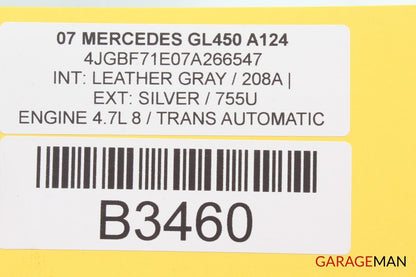 06-12 Mercedes X164 GL450 Rear AC A/C Heater Climate Control Switch A124 OEM
