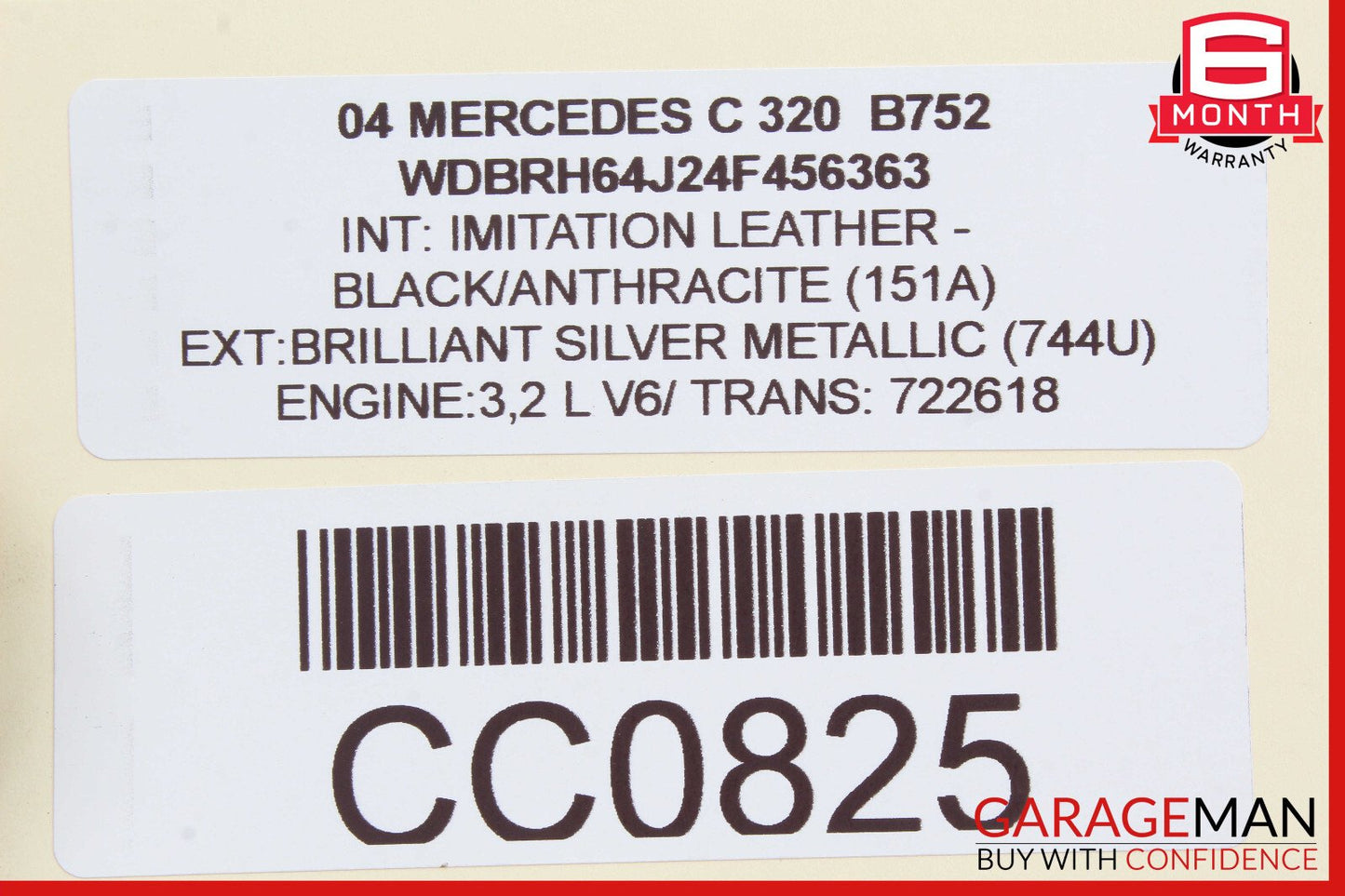 Mercedes W203 C320 CLK350 Rear Left or Right Side Upper Control Arm OEM