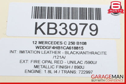 08-14 Mercedes W204 C250 C300 Front Left Side Door Control Module Unit OEM