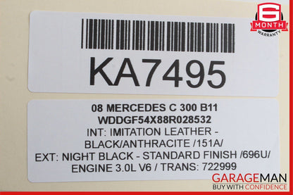 08-18 Mercedes W204 C300 C250 E400 Front Right Side Door Control Module OEM