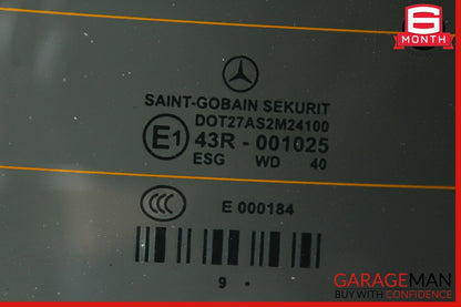10-16 Mercedes W212 E350 E400 Sedan Rear Windshield Wind Shield Window Glass OEM