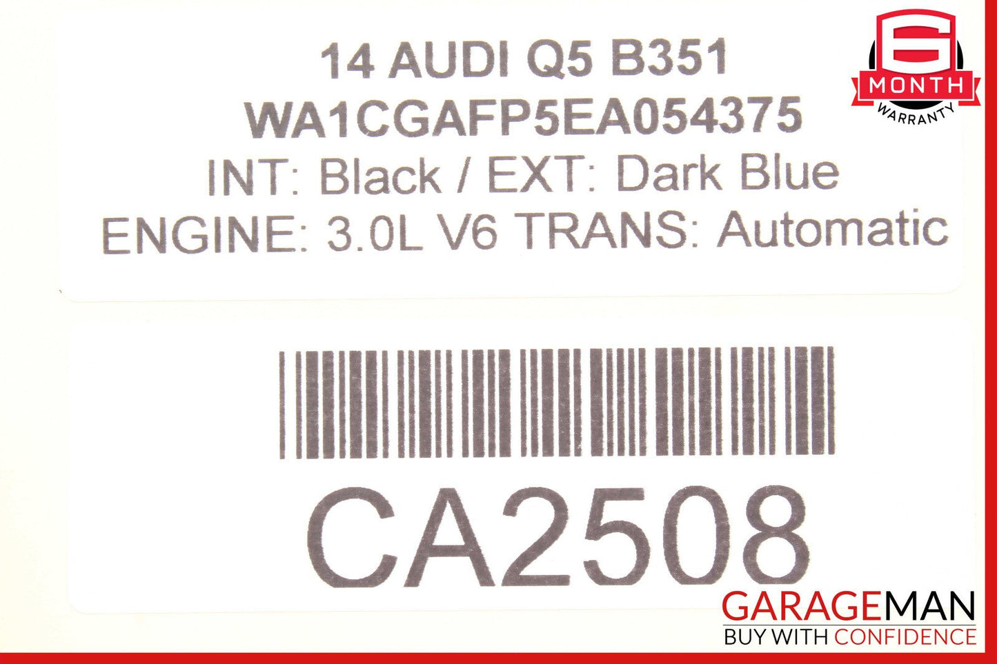 13-17 Audi Q5 Front Right Door Actuator Door Lock Latch Actuator OEM