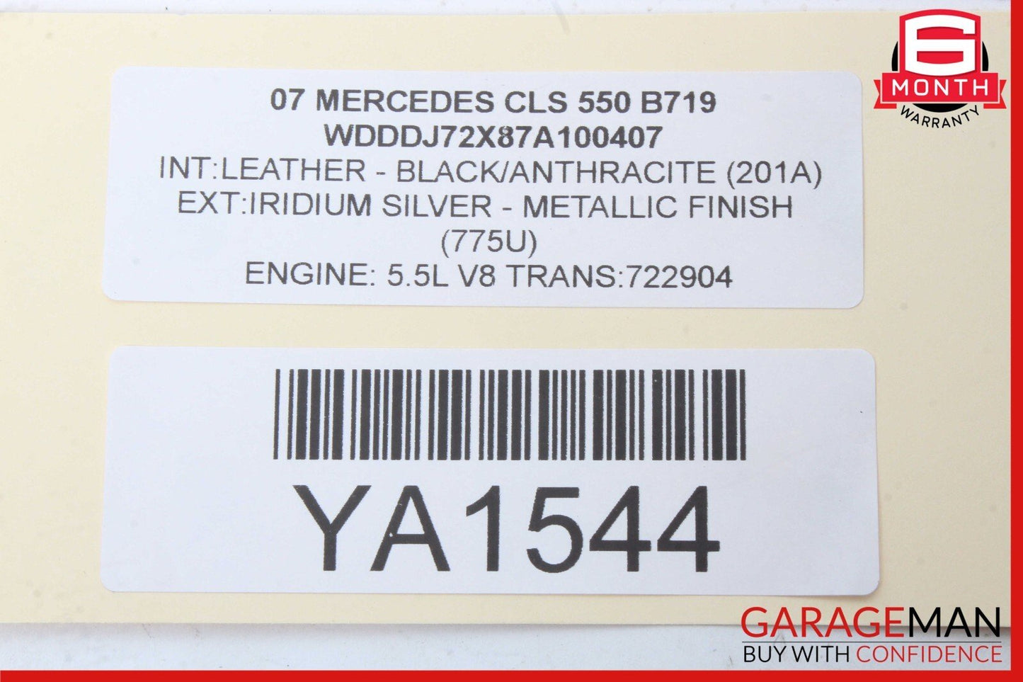 07-14 Mercedes W216 CL550 Front Left Side Seat Control Memory Controller Switch