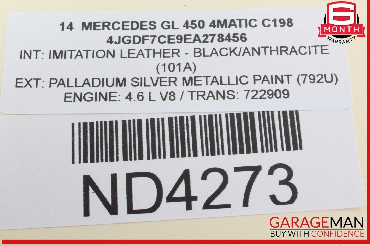 13-19 Mercedes X166 GL450 4MATIC Rear SAM Module Control Unit Signal Acquisition