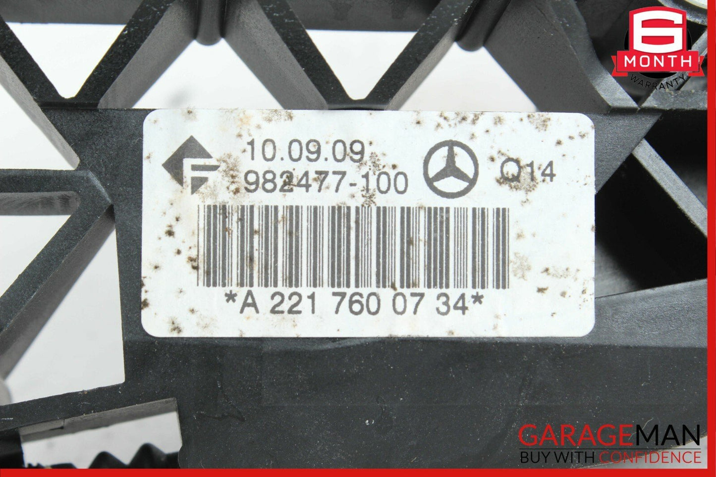 07-13 Mercedes W221 S400 Rear Left Side Exterior Door Handle Keyless Go Black