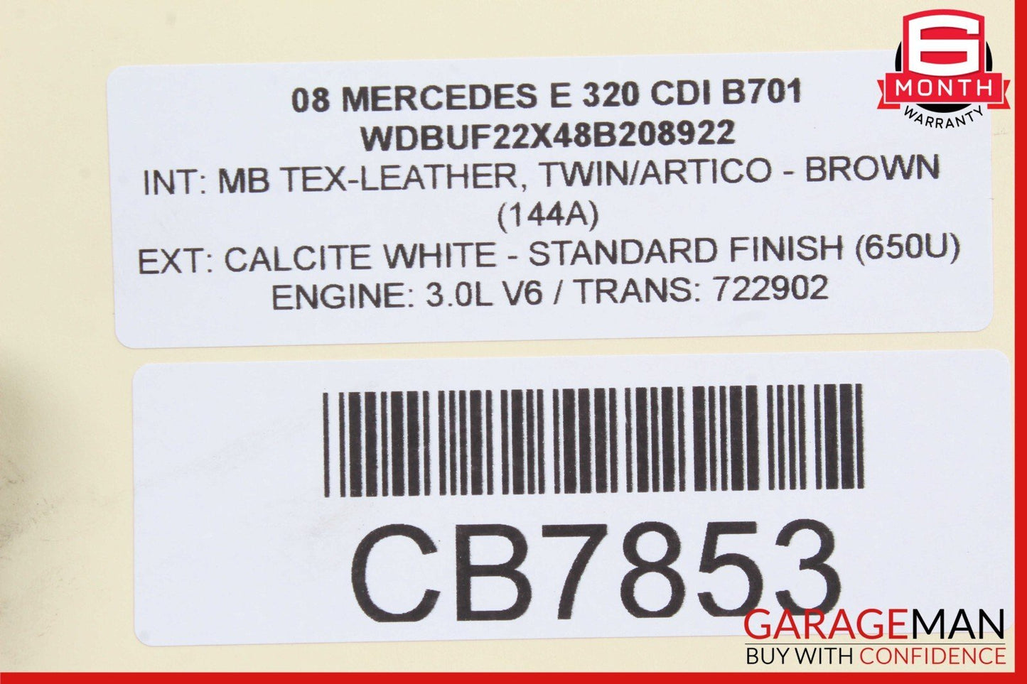 03-11 Mercedes W211 E320 CLS550 Front Left Side Lower Rearward Control Arm RWD