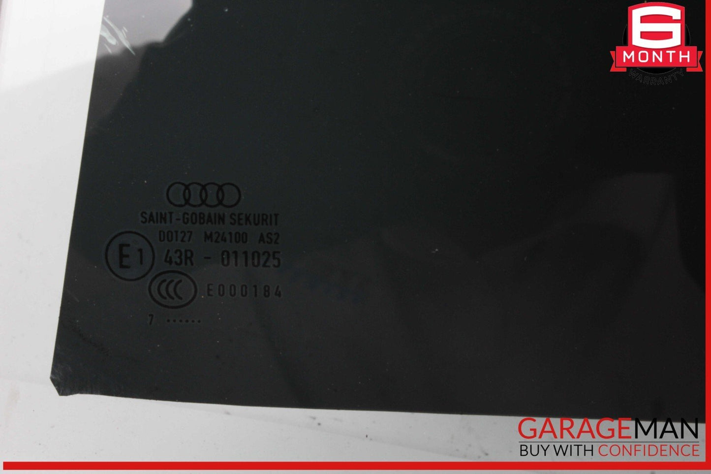 17-24 Audi A4 Rear Left Driver Side Door Window Glass 8W5845205 OEM