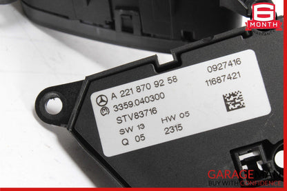 07-14 Mercedes W221 S550 CL550 Front Left Driver Seat Control Memory Switch OEM