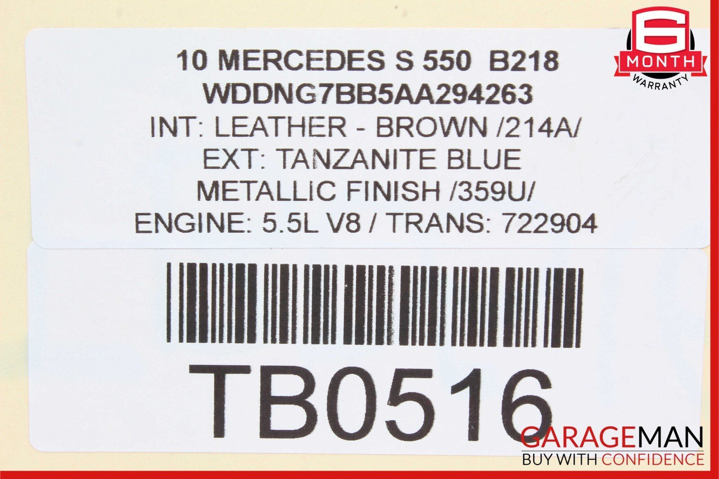 07-13 Mercedes W221 S550 CL600 Front Left Side Suspension Upper Control Arm OEM