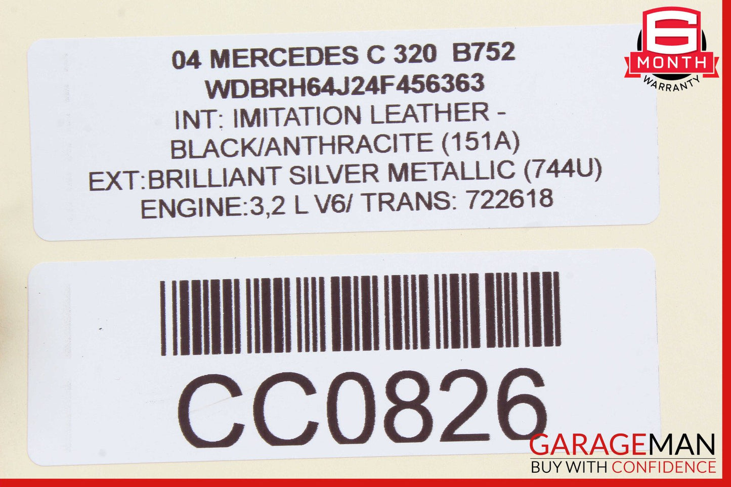 Mercedes W203 C320 CLK350 Rear Left or Right Side Lower Thrust Control Arm OEM