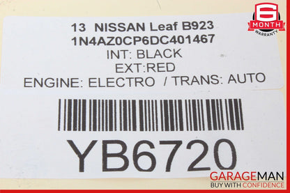 11-15 Nissan Leaf Rear Right Passenger Side Exterior Door Handle OEM