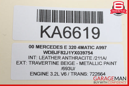 98-03 Mercedes W210 E320 CLK430 Headlight Lamp Range Control Module OEM
