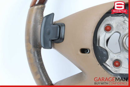 10-14 Mercedes W221 S400 S550 CL550 Steering Wheel w/ Paddle Shifters Beige OEM