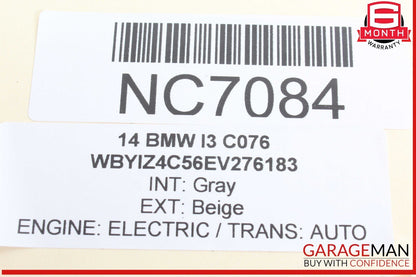 14-21 BMW i3 I01 Hybrid Rear Body Frame Crossmember Bar 6868859 OEM
