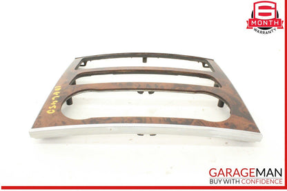 06-12 Mercedes X164 GL450 Center Console Control Trim Panel Wood Bezel OEM