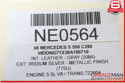 07-14 Mercedes W221 S550 CL550 Voice Language Communication Control Module OEM