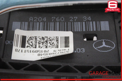 10-17 Mercedes W207 E400 Right Passenger Side Exterior Door Handle Silver OEM