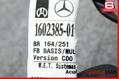06-10 Mercedes W251 R350 Front Right Side Top Upper Seat Cushion Leather Gray