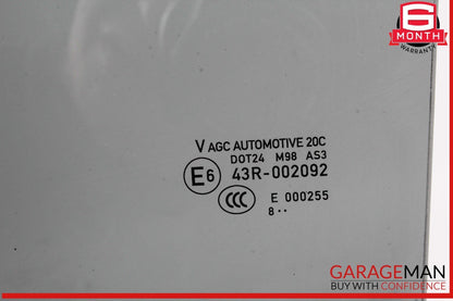15-24 Porsche Macan 95B Rear Left Driver Side Door Window Auto Glass Black OEM