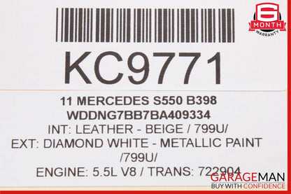 07-13 Mercedes W221 S550 CL550 Cluster Control Switch 2218215451 OEM