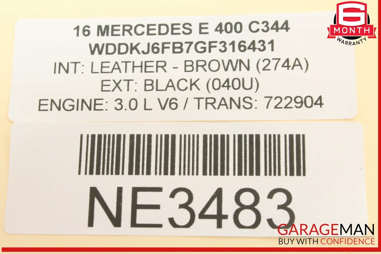 08-17 Mercedes W212 E400 E350 Rear Left or Right Side Lower Control Arm OEM