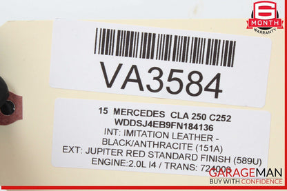 14-18 Mercedes W117 CLA250 CLA45 AMG Rear Left Side Door Window Regulator Motor