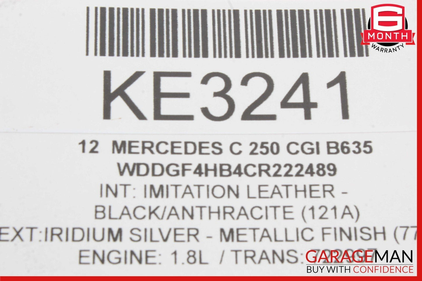08-20 Mercedes C300 SLC300 GLK350 E350 C250 Front Right Door Lock Latch Actuator