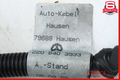 03-06 Mercedes W220 S55 CL55 AMG Battery Negative Cable 2205403933 OEM
