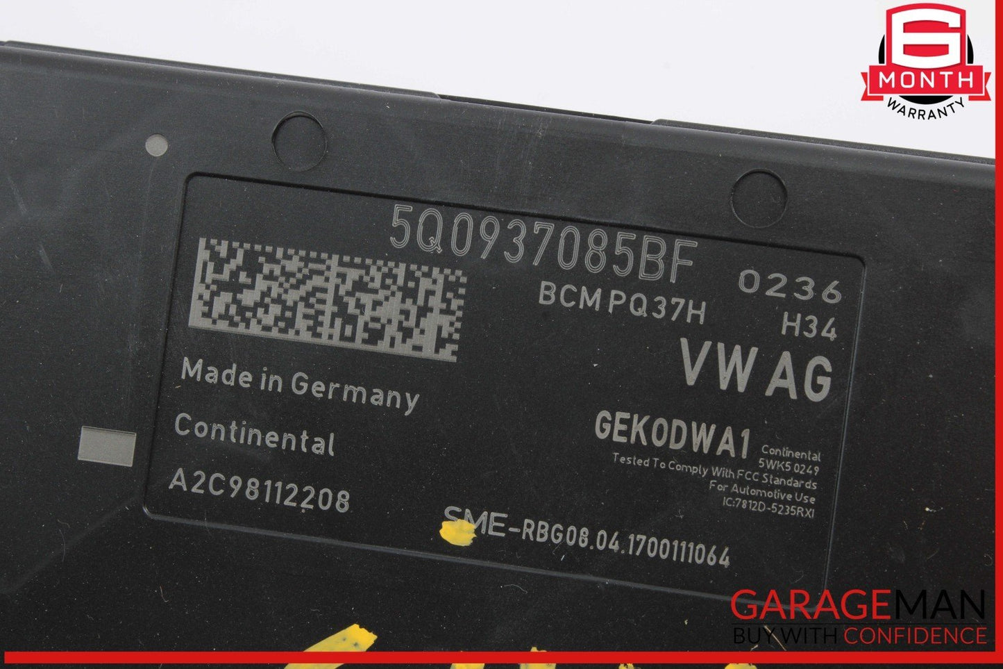 17-20 Audi A3 S3 RS3 Onboard Power Supply Control Module Unit 5Q0937085BF OEM