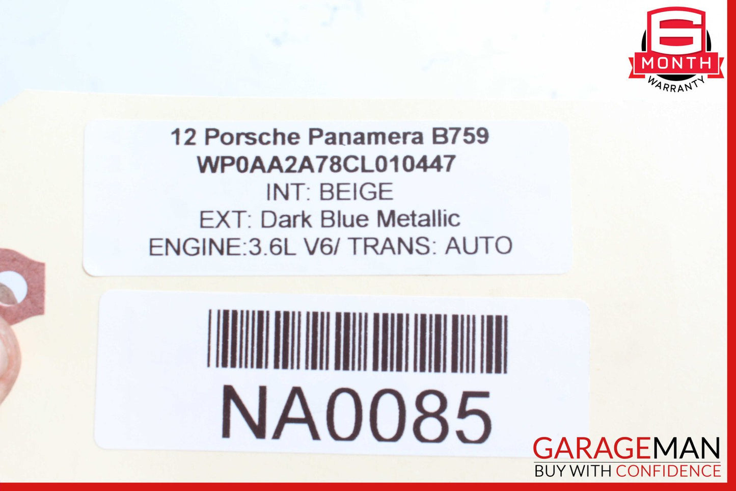 10-16 Porsche Panamera 970 Front Right / Left Shock Strut Absorber OEM