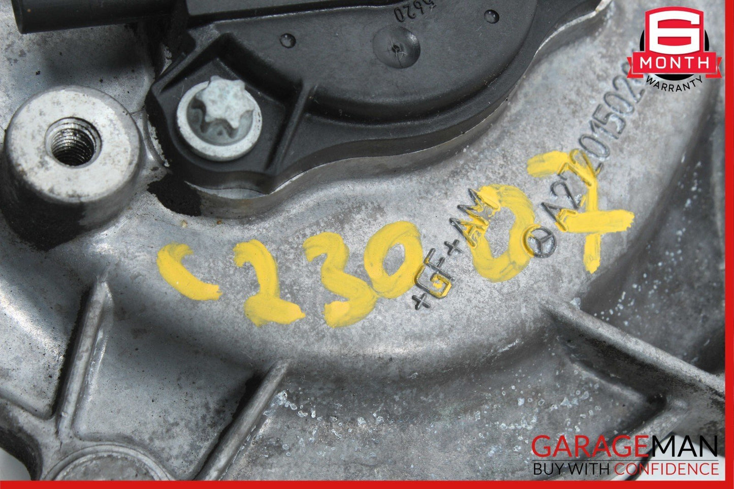 06-10 Mercedes C230 CLK350 E350 Front Left Engine Timing Chain Plate Valve Cover