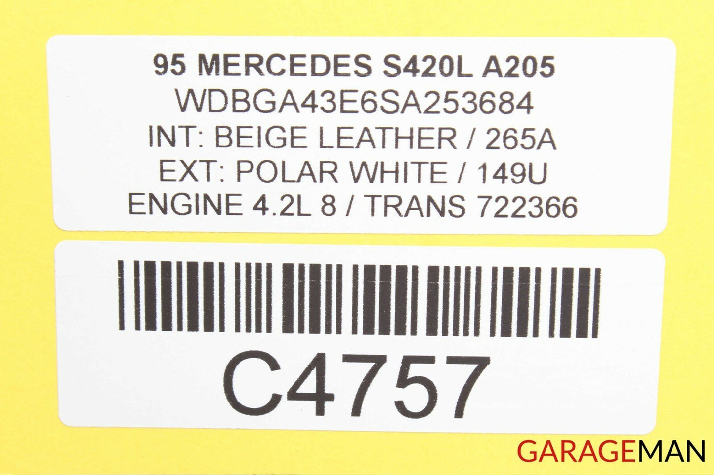 92-99 Mercedes W140 S500 500SEL Under Hood Fuse Box Module Unit 1405450601 OEM