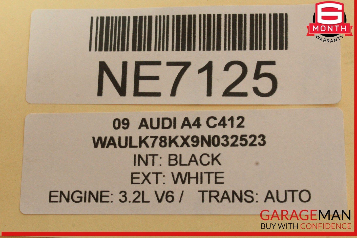 09-17 Audi A4 Q5 Rear Left Driver Side Door Lock Latch Actuator 8K0839015D OEM