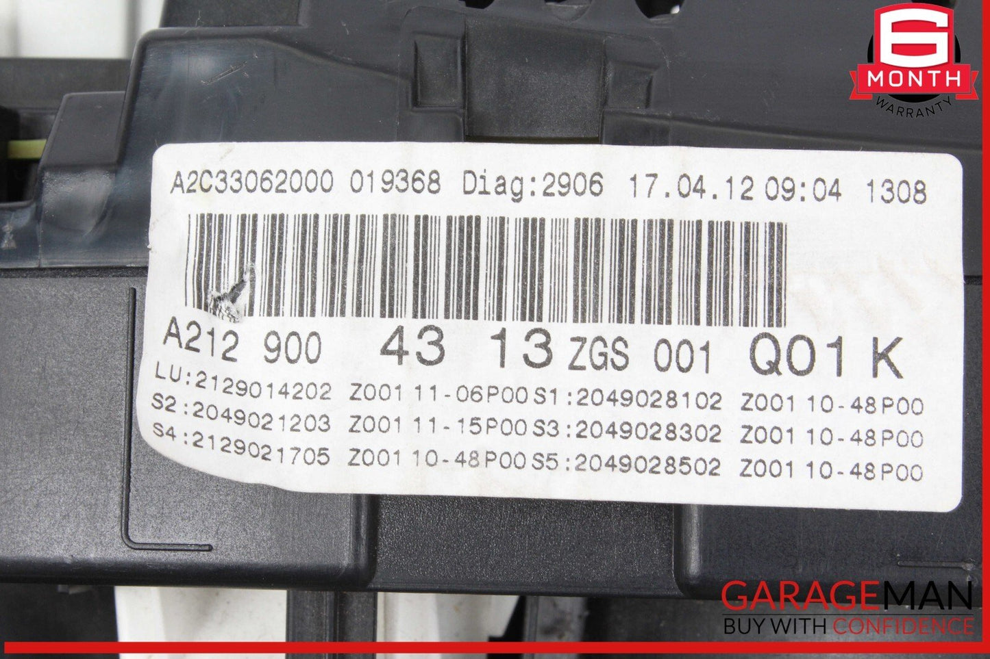 10-13 Mercedes W212 E350 E550 E500 Instrument Cluster Speedometer Odometer OEM