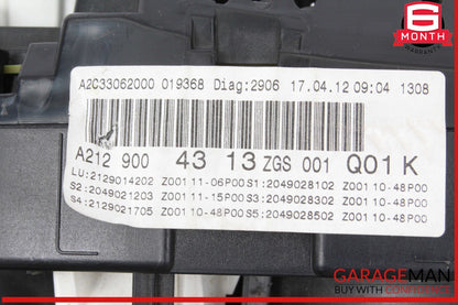 10-13 Mercedes W212 E350 E550 E500 Instrument Cluster Speedometer Odometer OEM