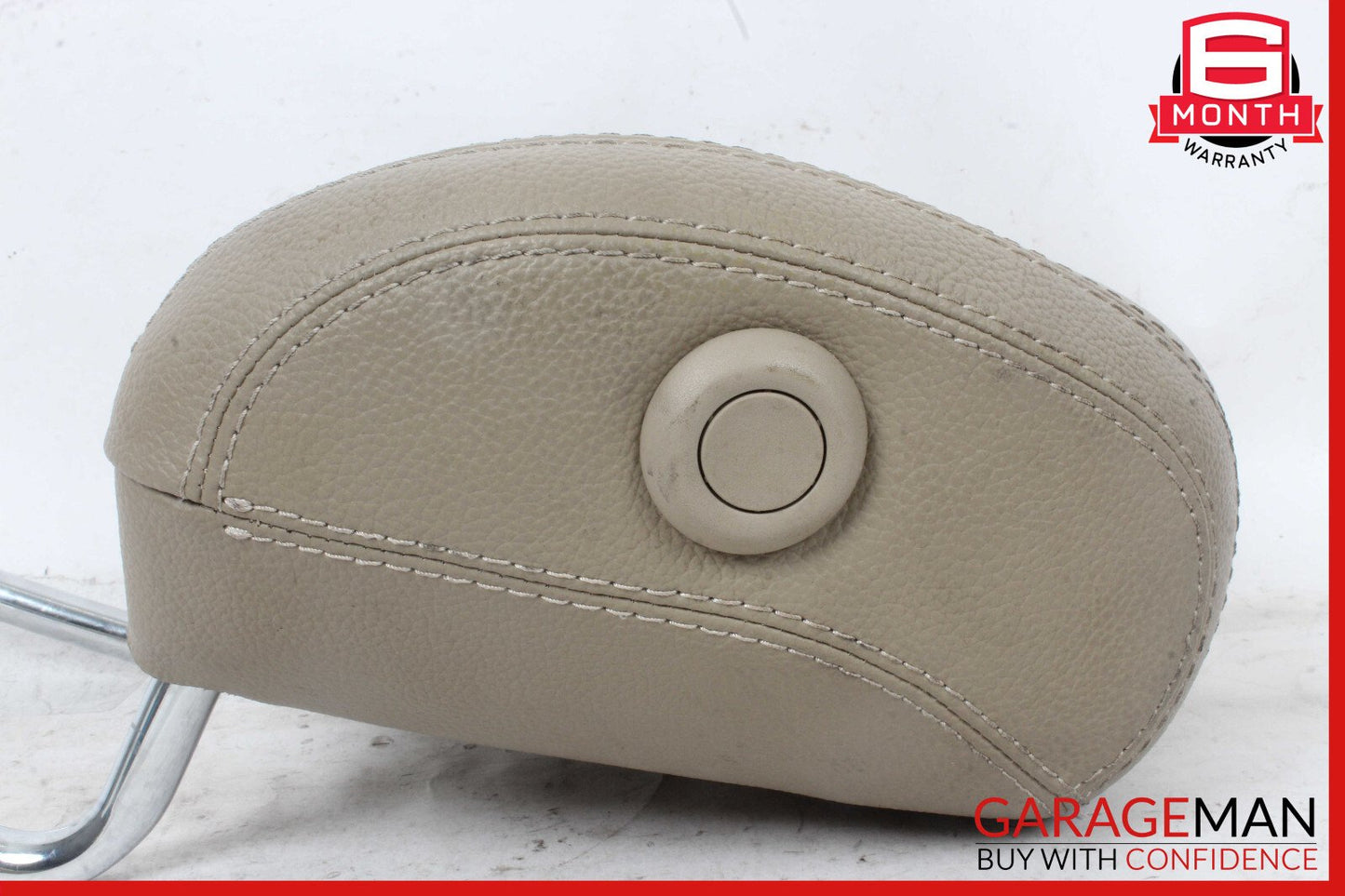 12-15 Mercedes X166 GL450 GL550 ML350 Front Seat Headrest Head Rest Beige OEM