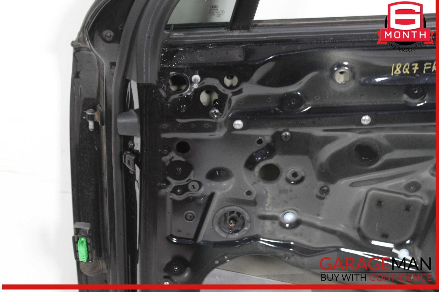 17-19 Audi Q7 Front Right Passenger Side Door Shell Black OEM