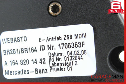 06-12 Mercedes ML350 GL450 R350 Pano Panoramic Sunroof Sun Roof Slide Motor OEM