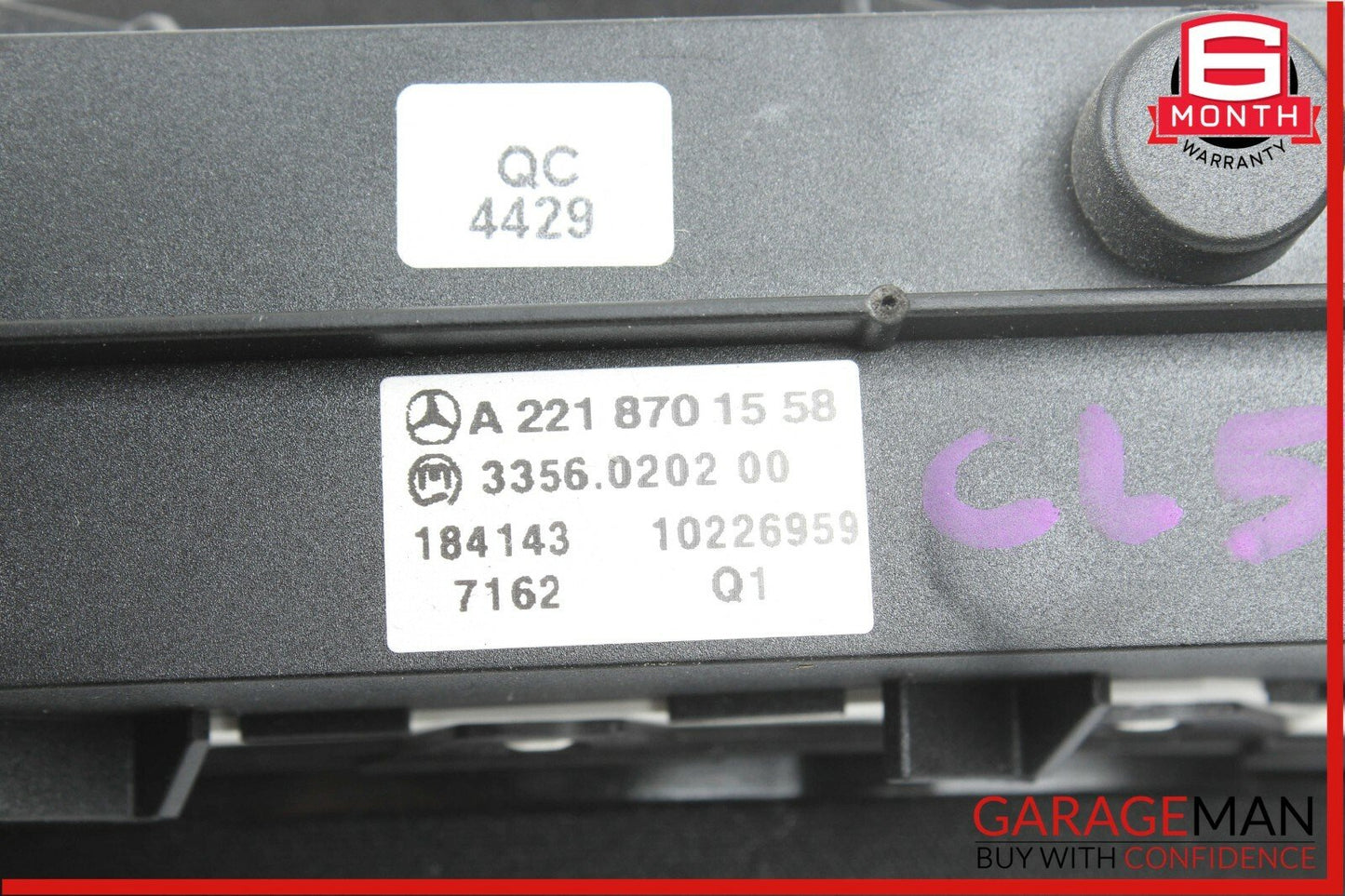 07-13 Mercedes W216 CL550 S550 Dashboard Dash Control Switch Panel OEM
