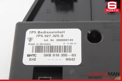 11-14 Porsche Cayenne 958 Hybrid S Rear Seat Heat Lock Switch Control Panel OEM