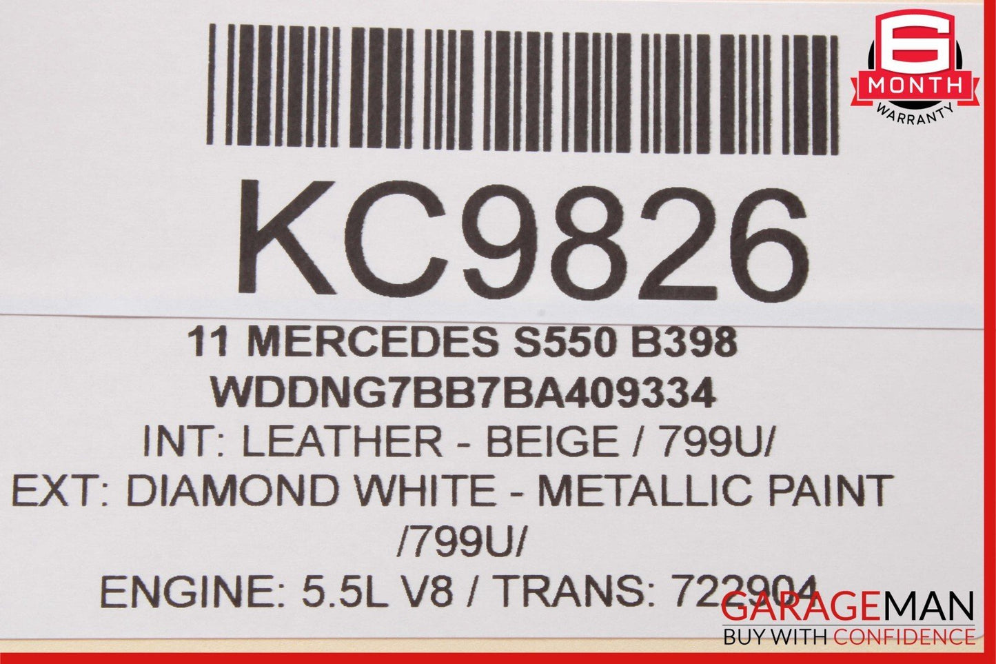 10-14 Mercedes W221 S550 Front Headlight Voltage Regulator Ballast Module Unit